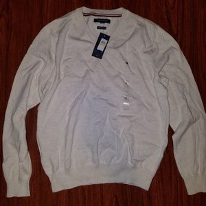 Mens cream colored sweater